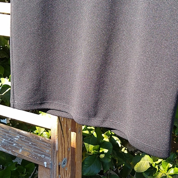 ENOUGH ABOUT ME Ribbed Neck Stretch Dress Black - Picture 5 of 8